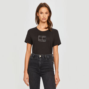 Tommy Jeans dámské černé tričko  - S (BDS)